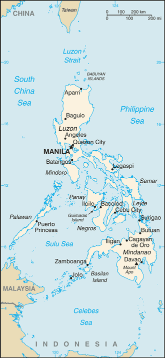 Map of The Philippines